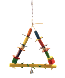 Adventure Bound Natural Triangle Swing Bird Toy